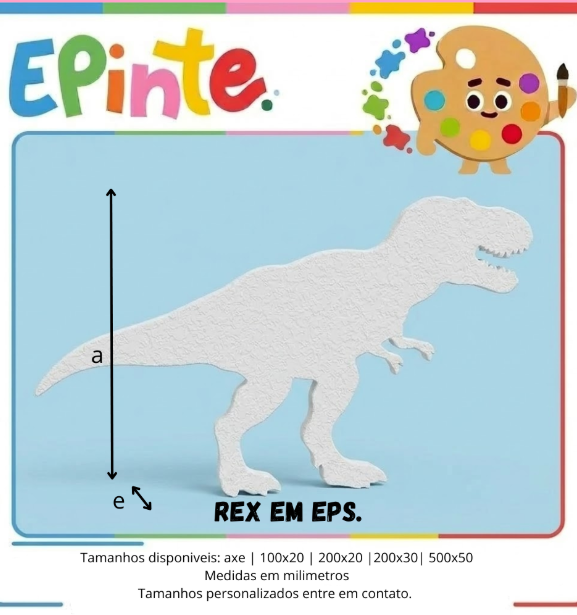 Dinossauro Rex em EPS